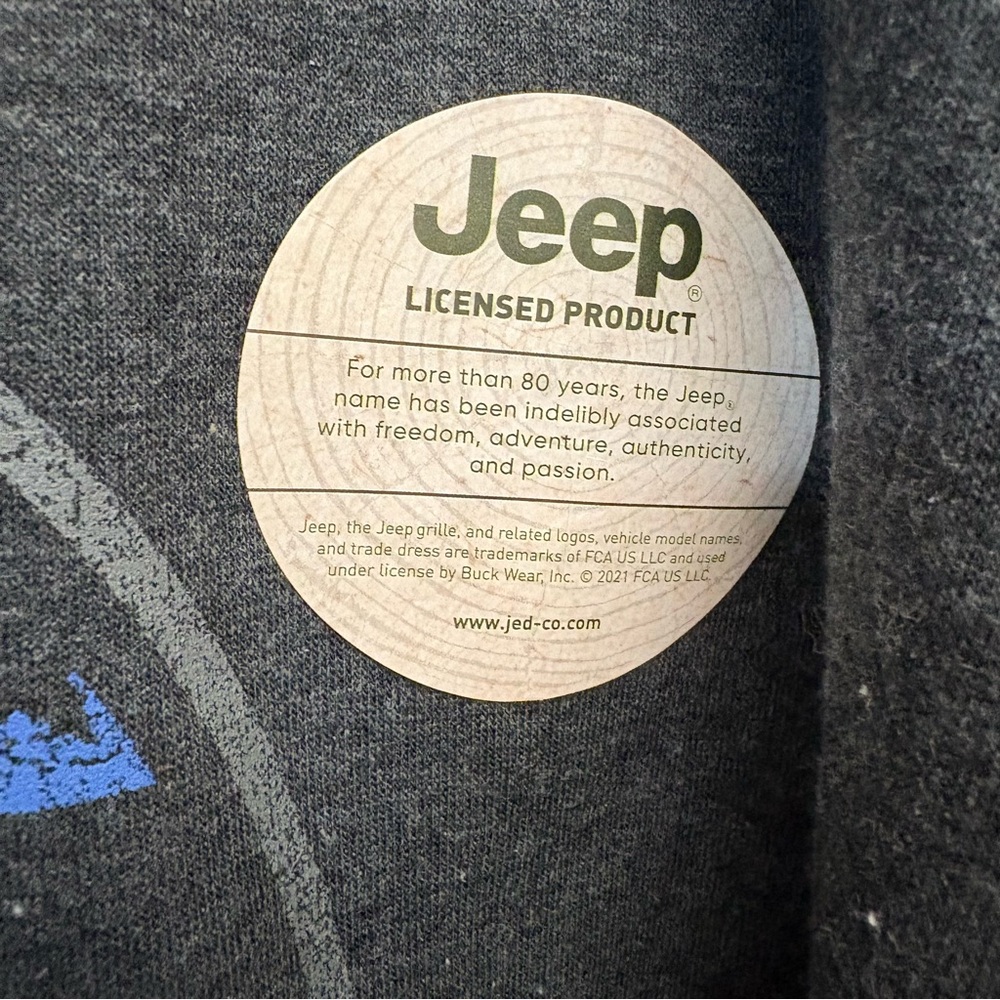 Jeep Men's Black Pullover Hoodie with Patriotic Logo - Picture 6 of 11